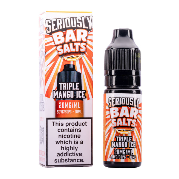 Triple Mango Ice Nic Salt E-Liquid by Seriously Bar Salts