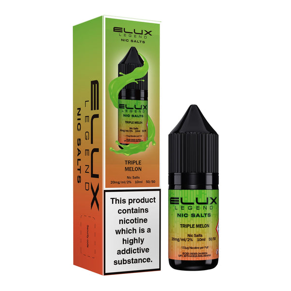 Triple Melon Elux Legend Nic Salts by Eluxtech