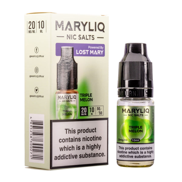 Triple Melon Nic Salt E-Liquid by Maryliq