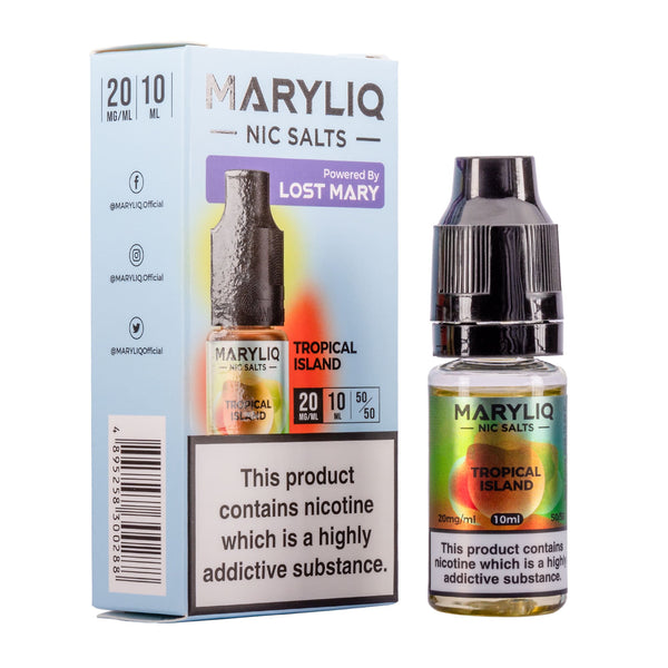 Tropical Island Nic Salt E-Liquid by Maryliq