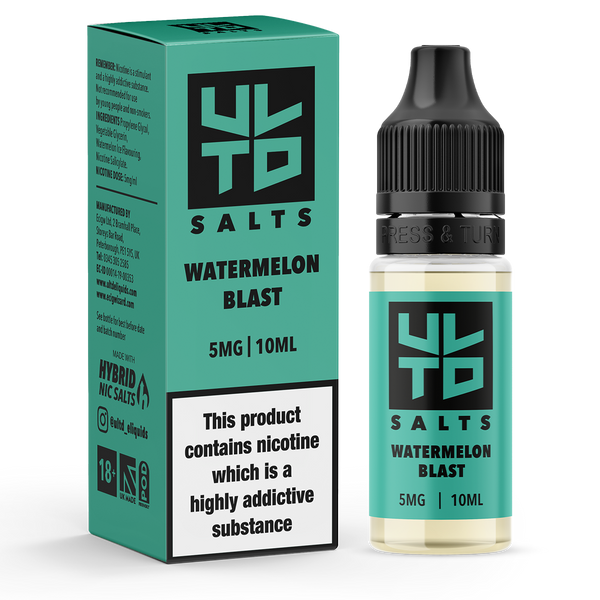 ULTD Watermelon Blast Nic Salt - 10ml 5mg