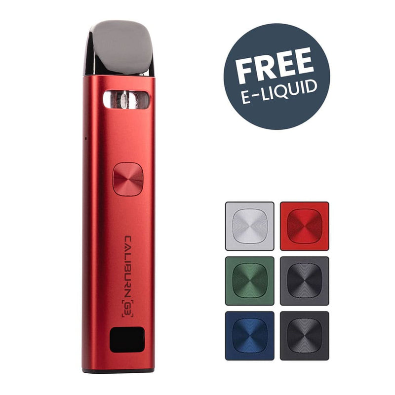 Uwell Caliburn G3 Pod Kit in all Colours