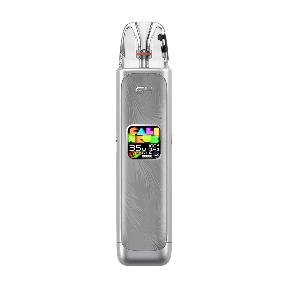 Twilight Silver Caliburn G4 pod kit by Uwell.