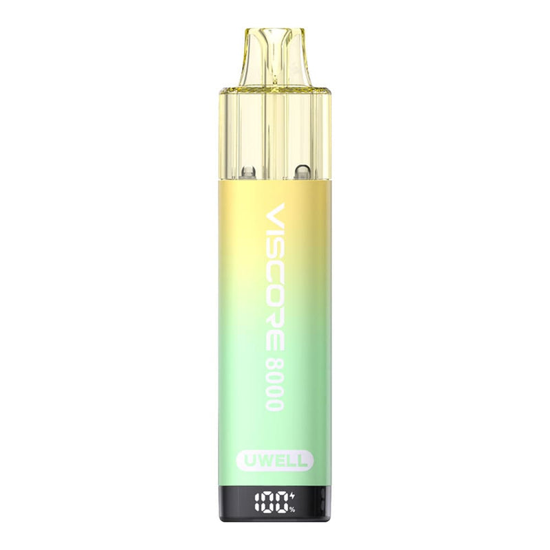 Uwell Viscore 8000 Lemon Lime Device Mockup.