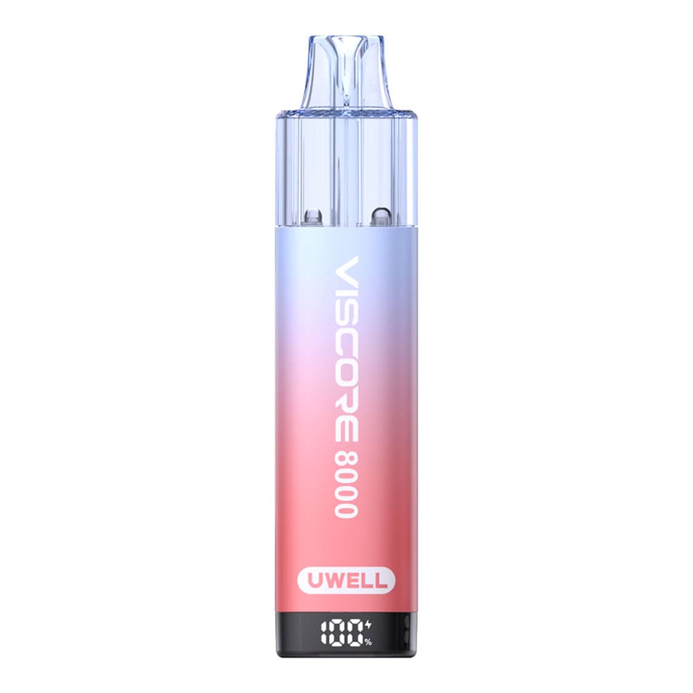 Uwell Viscore 8000 Milky Strawberry Device Mockup.