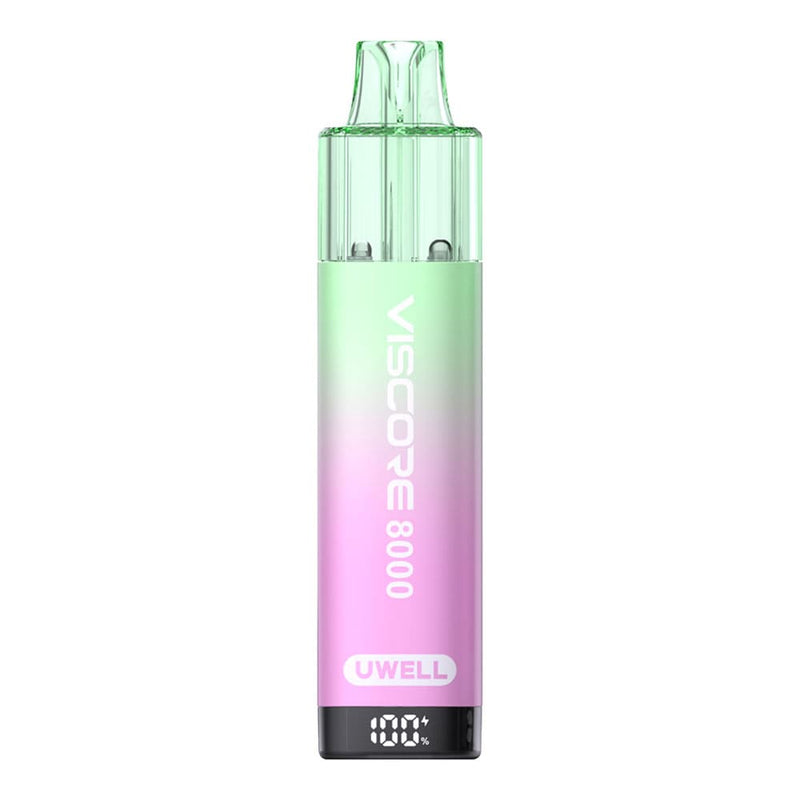 Uwell Viscore 8000 Pink Lemonade Device Mockup.