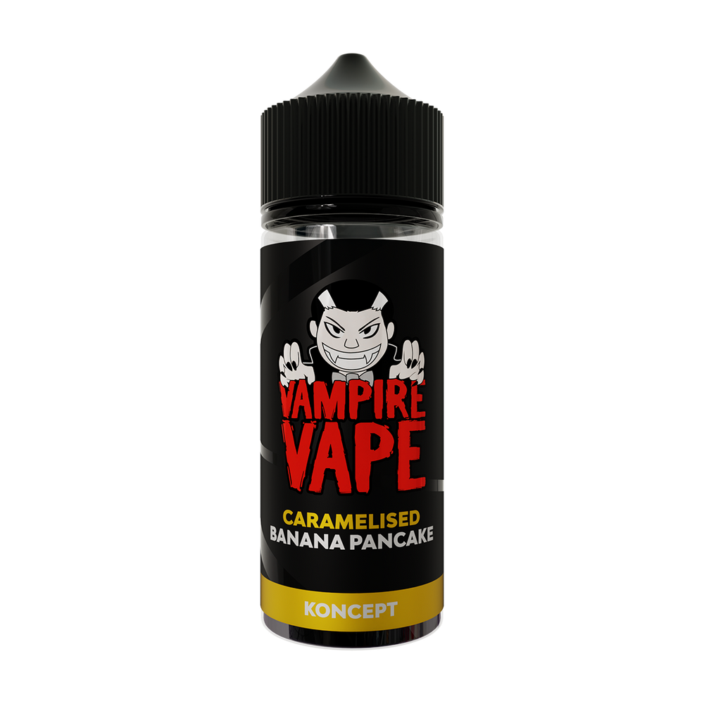 vampire vape 100ml desserts collection carmelised banana pancake