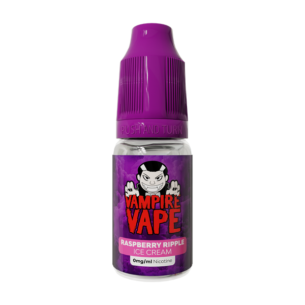 vampire vape 10ml desserts collection raspberry ripple ice cream
