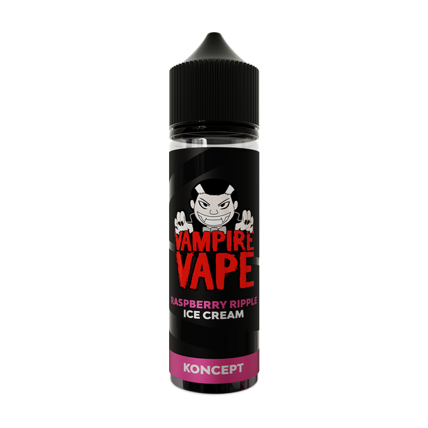 vampire vape 50ml desserts collection raspberry ripple ice cream