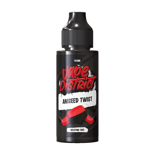 vape district aniseed twist 100ml shortfill