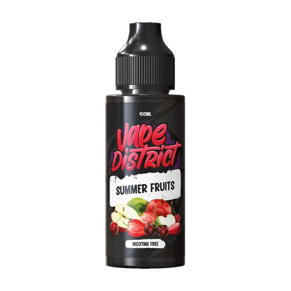 vape district summer fruits 100ml shortfill