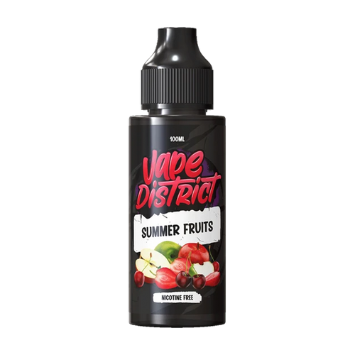 vape district summer fruits 100ml shortfill