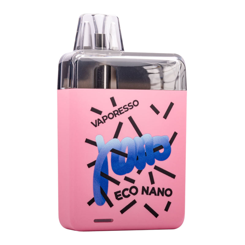 Vaporesso Eco Nano Pod Kit in Peach Pink Colour - Front Image