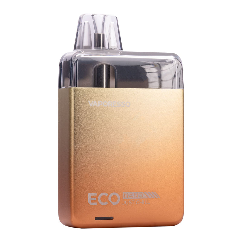 Vaporesso Eco Nano Pod Kit in Sunset Gold Colour - Front Image