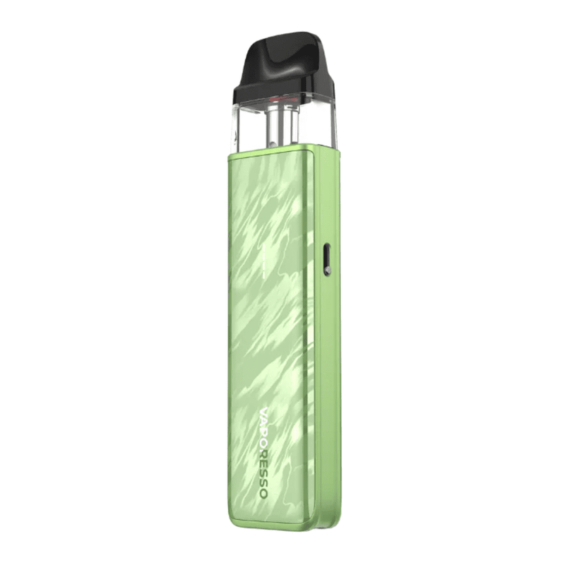 Flowing Green Vaporesso Xros 5 Mini pod kit.