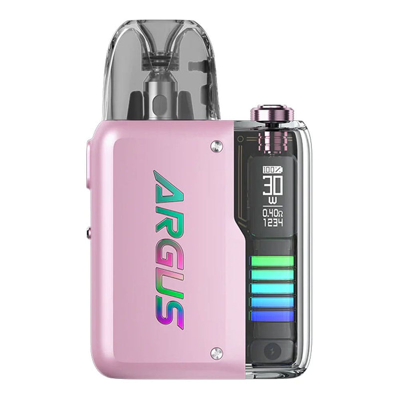 Crystal Pink Voopoo Argus P2 pod vape kit.