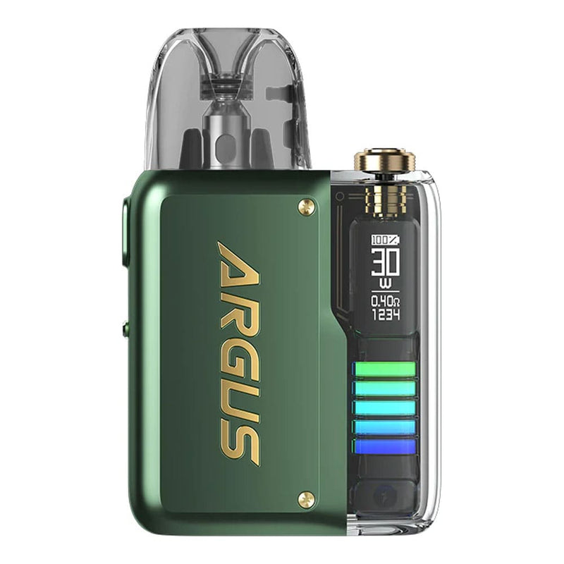 Emerald Green Voopoo Argus P2 pod vape kit.