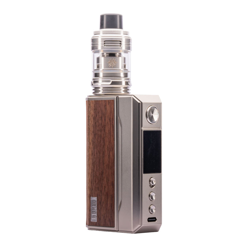 Voopoo Drag 4 Vape Kit in Pale Gold and Walnut Colour Front Image