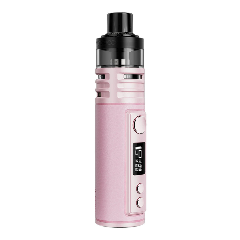 Voopoo Drag H40 Vape Kit in Pink - Back Image