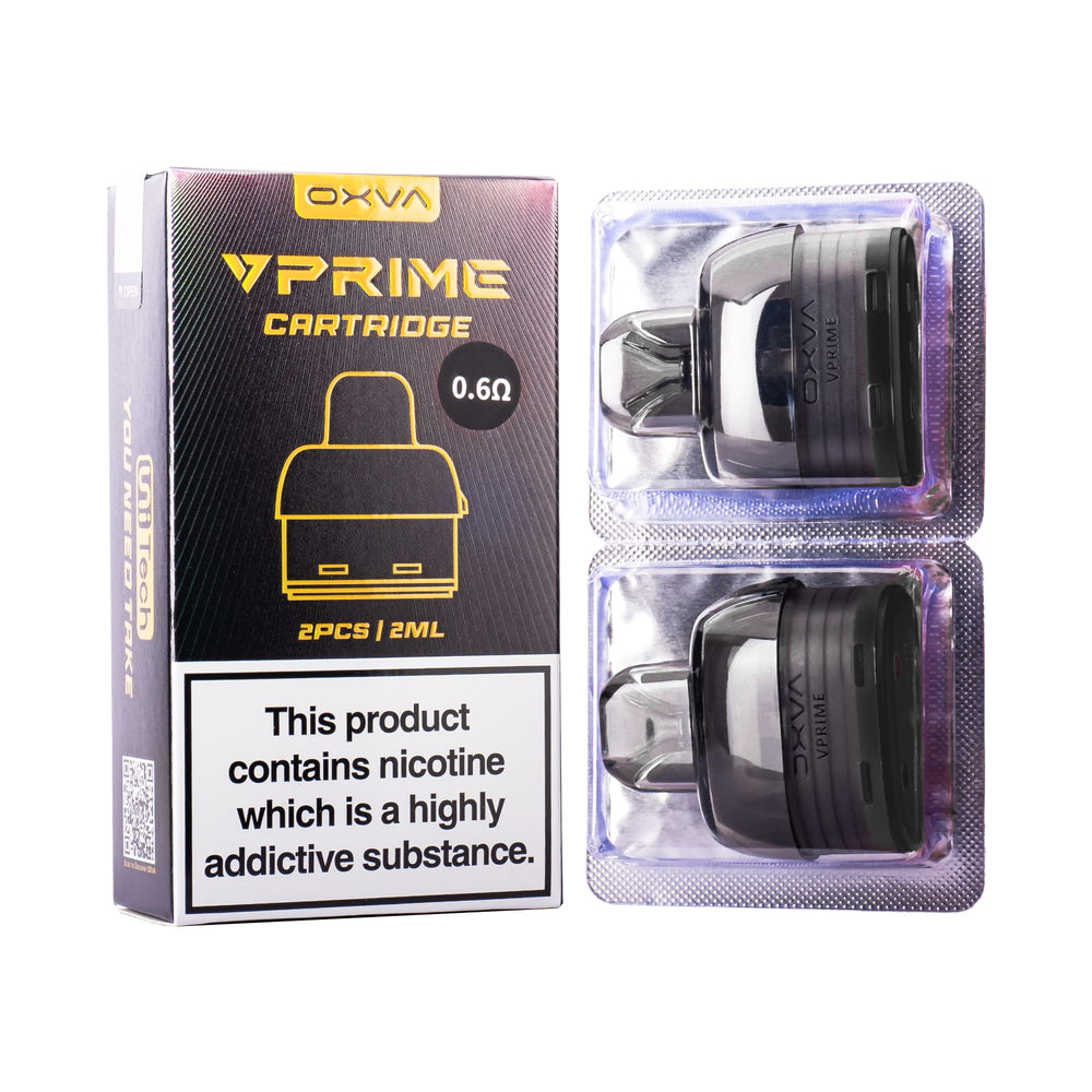 Oxva 0.6ohm VPrime replacment pods and box.