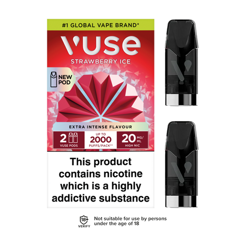 vuse extra intense pods strawberry ice 20mg