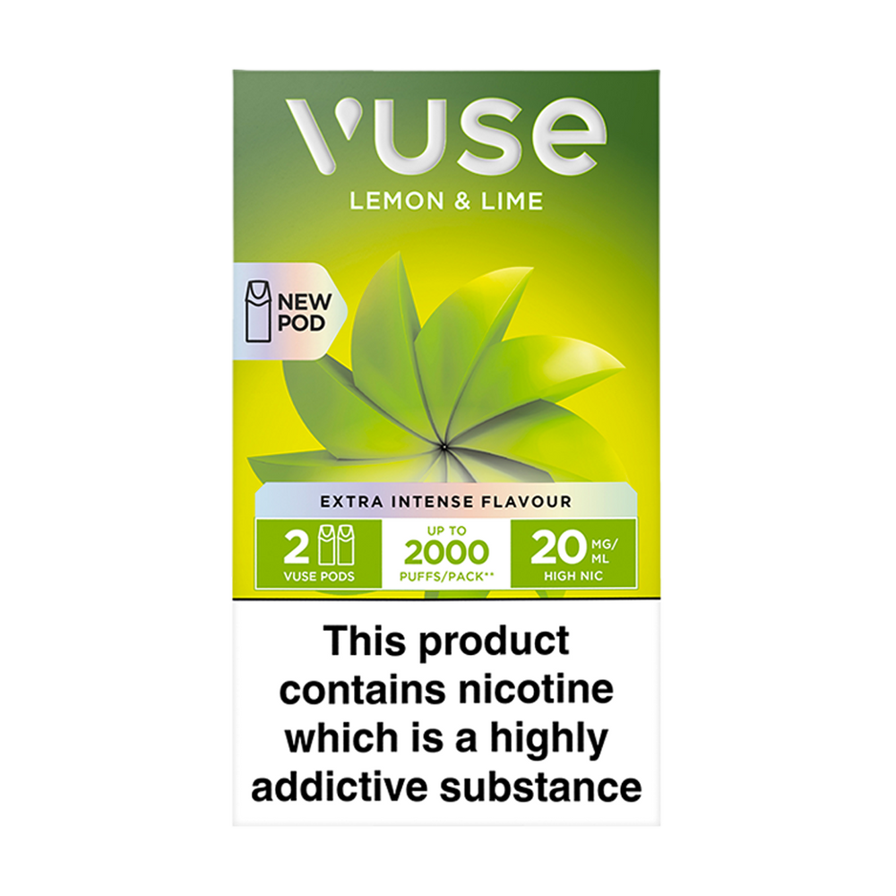 vuse pro pods lemon and lime