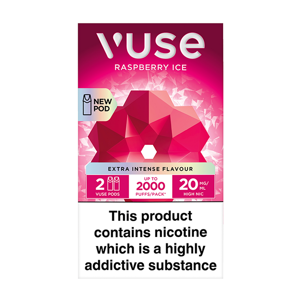 vuse pro pods raspberry ice