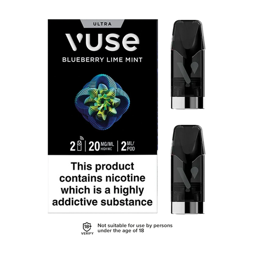 vuse ultra smart pod blueberry lime mint 20mg