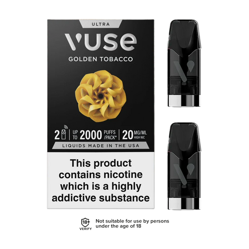 vuse ultra smart pod golden tobacco 20mg