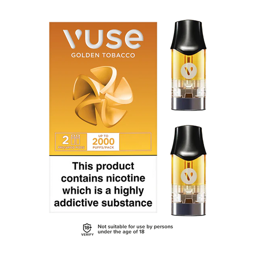vuse vpro pods golden tobacco 2000