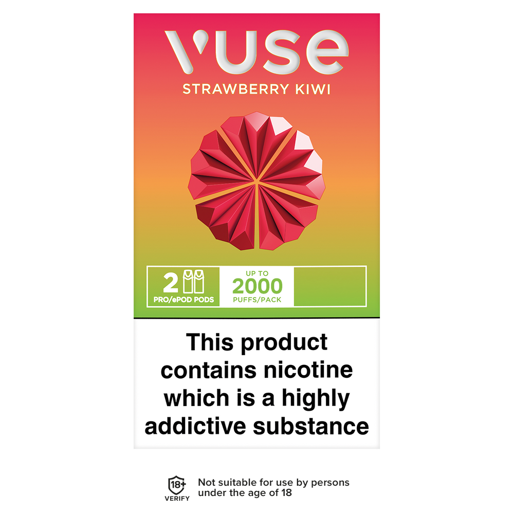 vuse vpro pods strawberry kiwi 2000