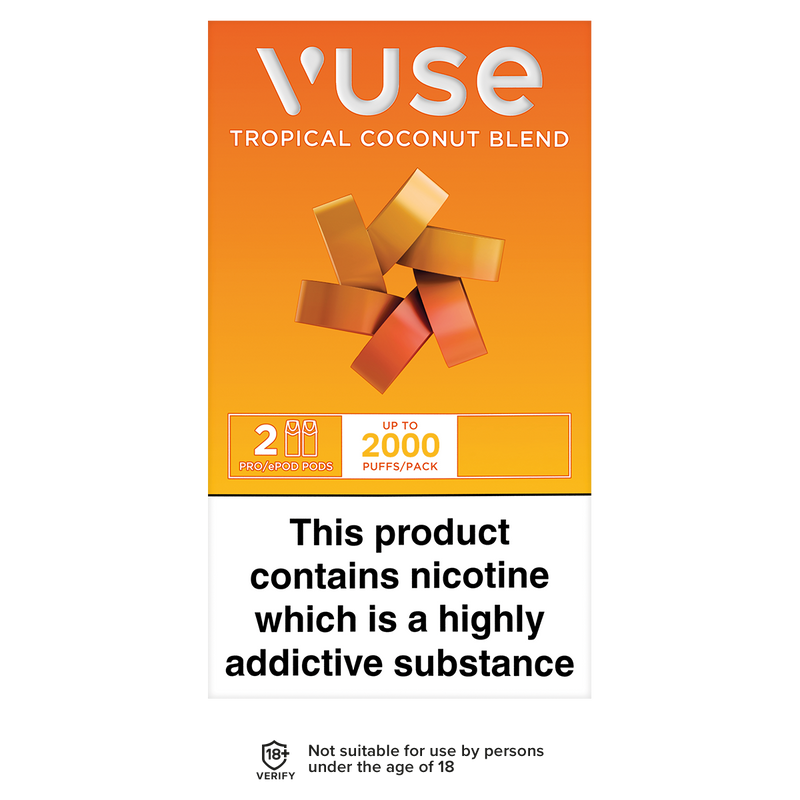 vuse vpro pods tropical coconut blend 2000