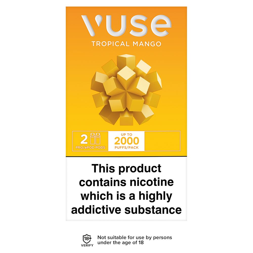vuse vpro pods tropical mango 2000