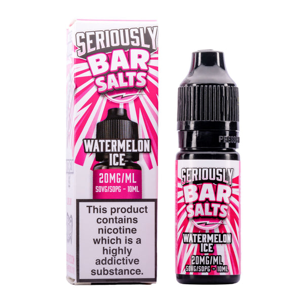 Watermelon Ice Nic Salt E-Liquid by Seriously Bar Salts