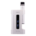 White Pearl iJoy Mars Cabin 600 Vape Kit, Front of Device With Pod Raised
