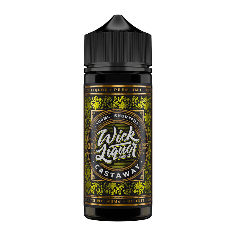 Wick Liquor Castaway 100ml Shortfill E-Liquid