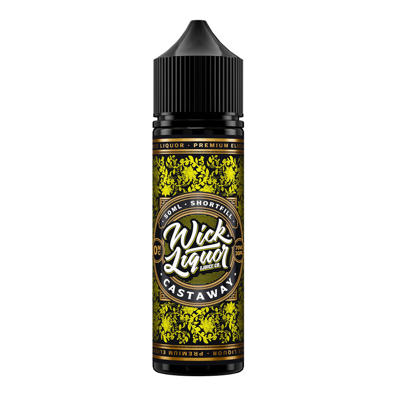 Wick Liquor Castaway 50ml Shortfill E-Liquid