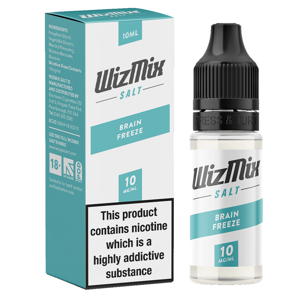 Wizmix Salt Brain Freeze - 10ml Royal Flush Vape Wizmix Salt Brain Freeze - 10ml Royal Flush Vape