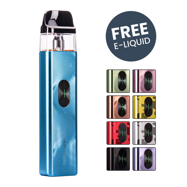 Vaporesso Xros 4 Mini vape kit in all colours.