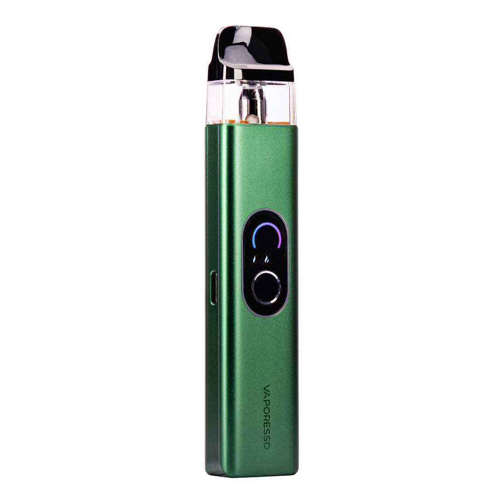Green Vaporesso Xros 4 pod vape kit.
