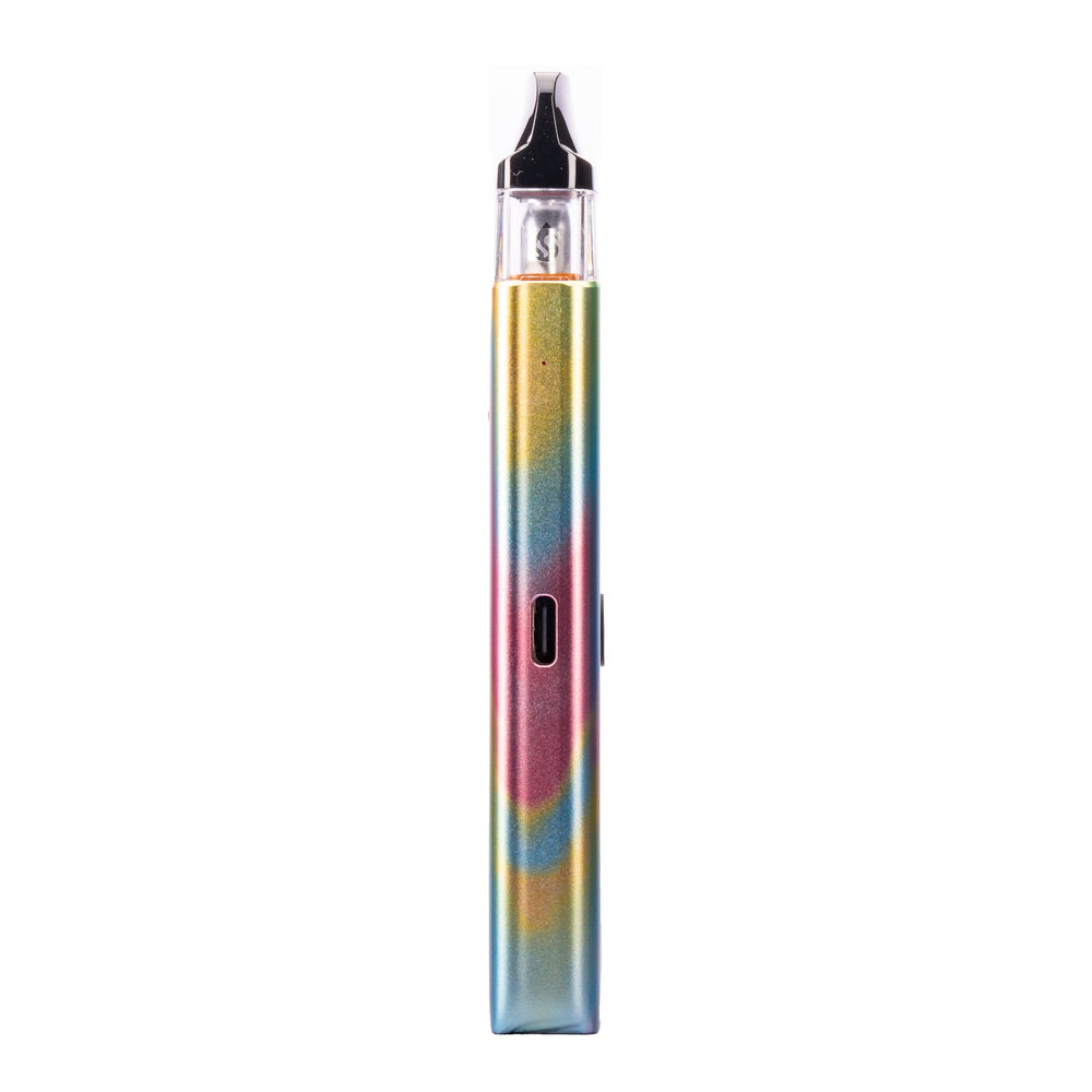 Side image of Vaporesso Xros 4 vape kit.