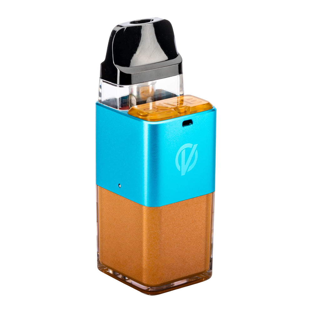 Bondi Blue Vaporesso Xros Cube Back Angled Image.