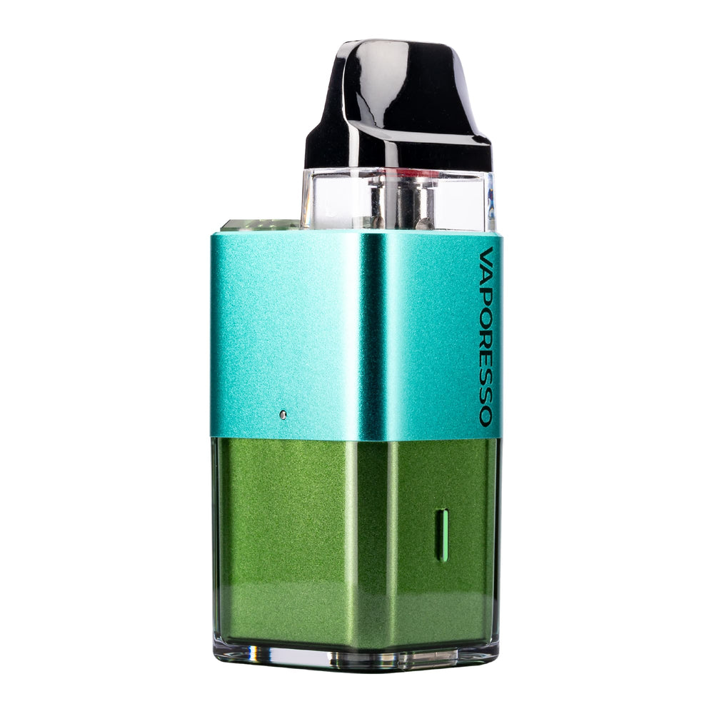 Forest Green Vaporesso Xros Cube Side Angled Image.