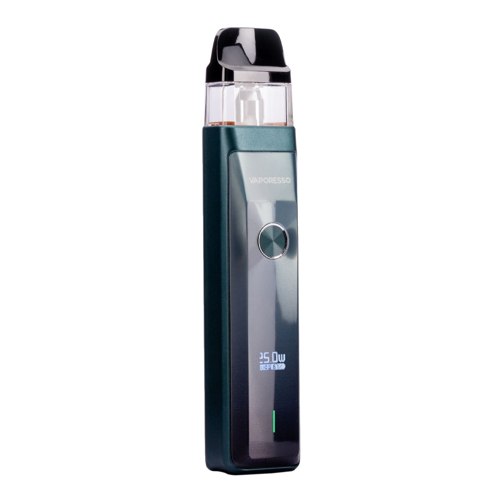Front image of Green Vaporesso Xros Pro pod kit.