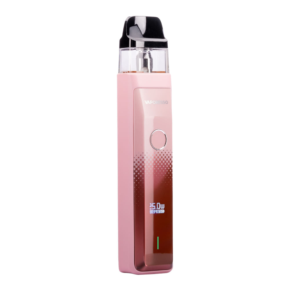 Front image of Pink Vaporesso Xros Pro pod kit.