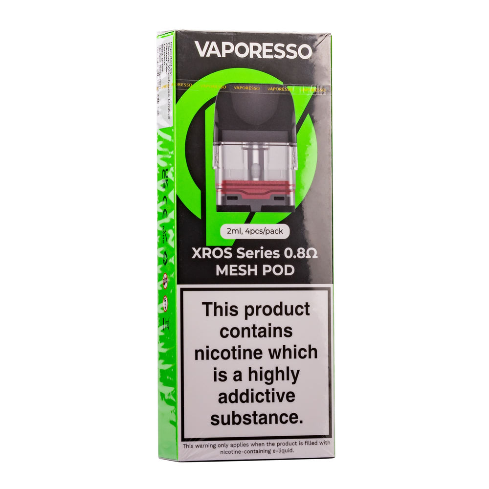 Vaporesso Xros 0.8ohm mesh pods.