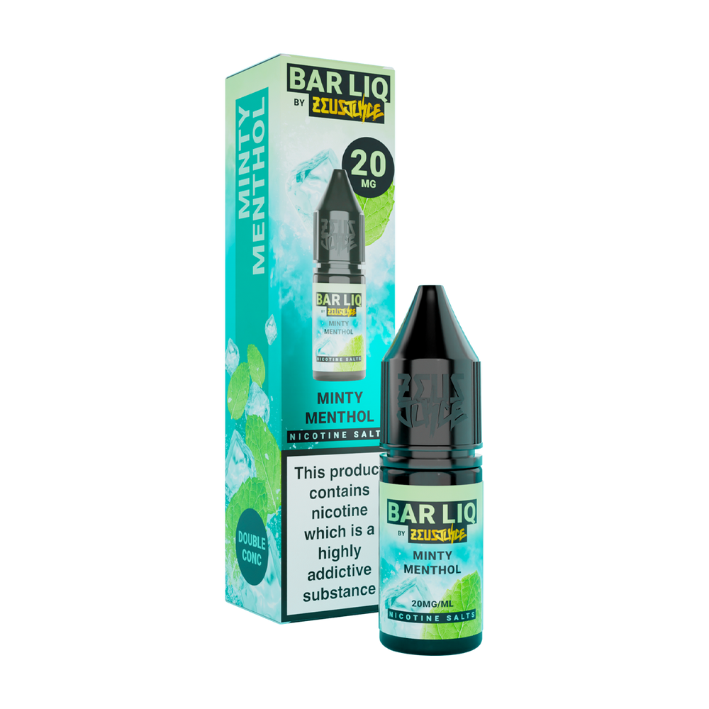 zeus juice barliq minty menthol 20mg 10ml nicotine salts