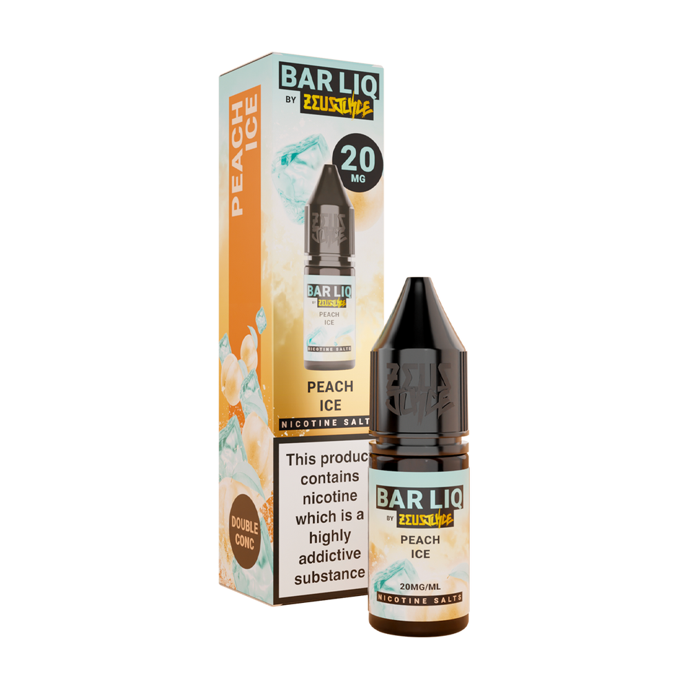 zeus juice barliq peach ice 20mg 10ml nicotine salts