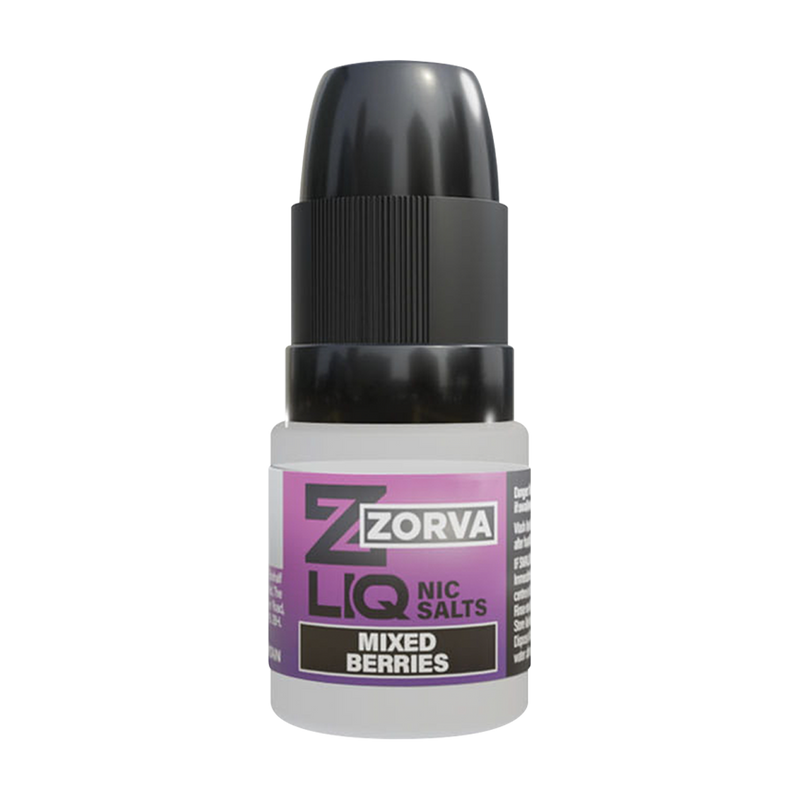 zorva liq nic salts mixed berries
