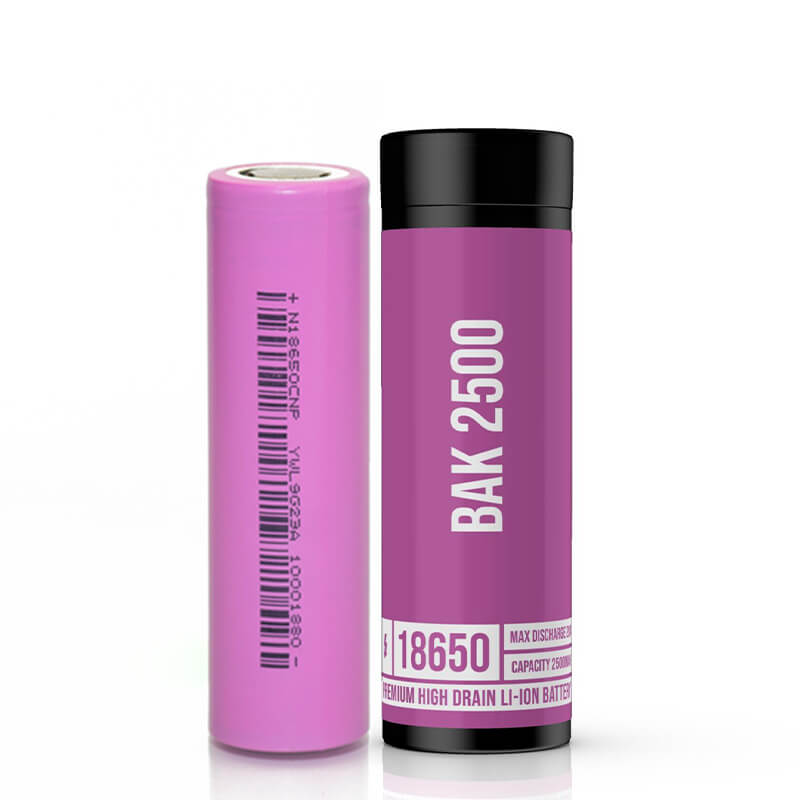 BAK N18650CNP 2500mAh 20A 18650 Battery